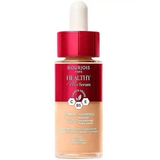 Тональная основа Bourjois Healthy Mix Serum тон 51W (Light Vanilla) 30 мл - фото 1