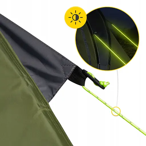Намет туристичний Mountain Goat Prime Quatro 4-місний Olive (P-5905973406598) - фото 12