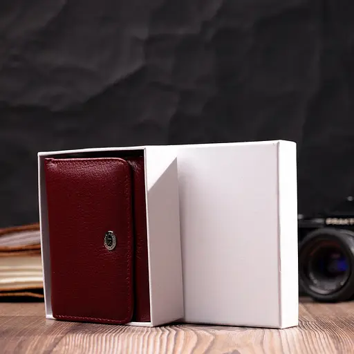 Кожаный женский кошелек ST Leather 11х8.7х2 см acs0028388 - фото 8