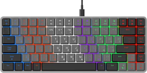 Клавіатура GamePro MK140R Red Swich RGB Dark Gray