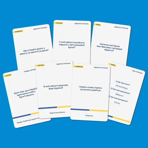 Настольная игра Orner Разговорная игра "Шевченко спрашивает. Игра об Украине" (1909) - фото 4