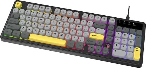 Клавіатура Ajazz AF98 Black USB-C (AF98-BGY) - фото 4