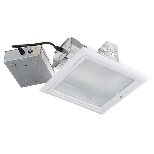 Светильник потолочный Brille врезной DL-10W/2x26W WH/101 634 0105 SQR 166039 - фото 3