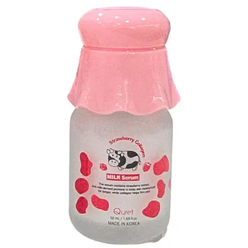 Сироватка для обличчя Quret Collagen молочна полуниця 50 мл - фото 2