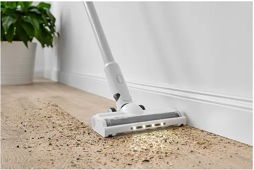 Пылесос беспроводной Sencor 250 Вт автон. работа до 45 мин НЕРА подсветка турбо щетка белый - фото 5