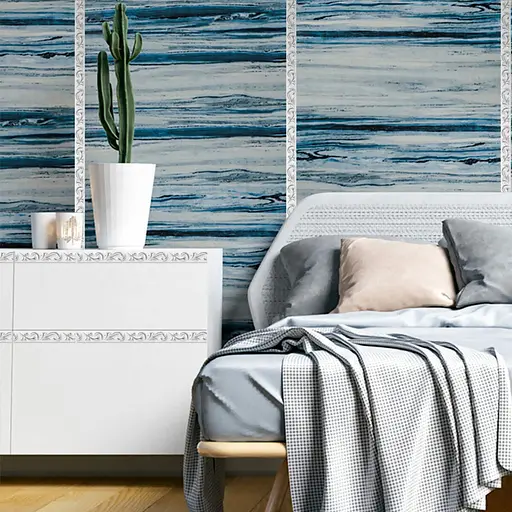 Молдинг 4950x20x7 мм Білий із сріблом SW-00002679 - фото 6