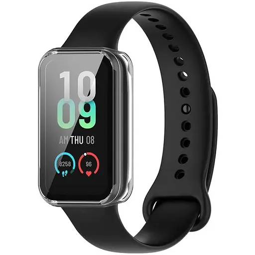 Чехол-накладка DK Пластик Gloss Glass Full Cover для Xiaomi Amazfit Band 7 (clear) - фото 2