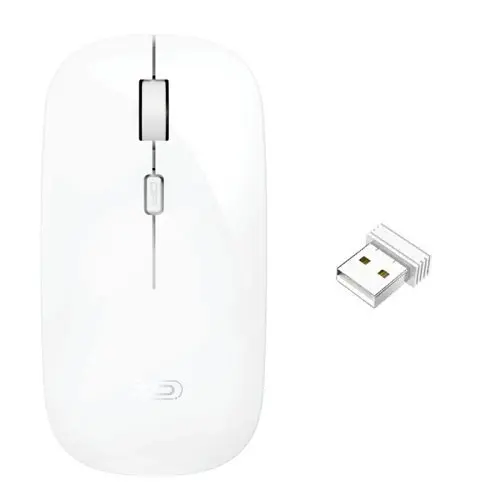 Комп'ютерна мишка XO M7 Fashion Smooth Wireless Mouse Біла - фото 1
