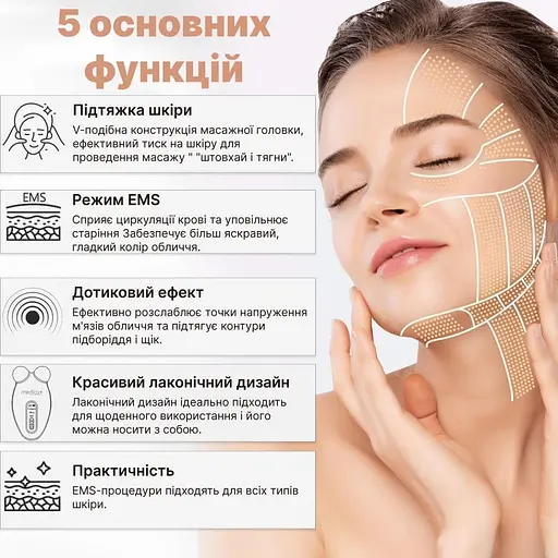 Мікрострум ліфтинг-массажер Medica+ Skin Lifting 6.0 White  - фото 9