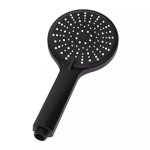 Душовий набір Wezer (лійка 5-режимів, шланг, кріплення лійки) WKY-538 Black, Чорний матовий - фото 3
