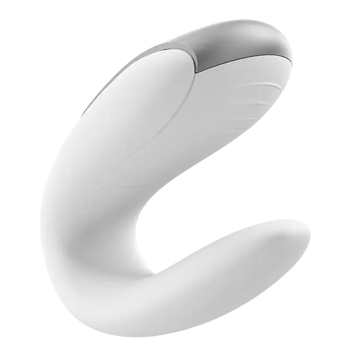 Вібратор Satisfyer Double Fun Partner 9.3 см білий - фото 6