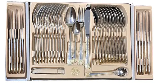 Набор столовых приборов Versace 72 EL LV-9722 на 12 персон в чемодане 72 предмета - фото 8