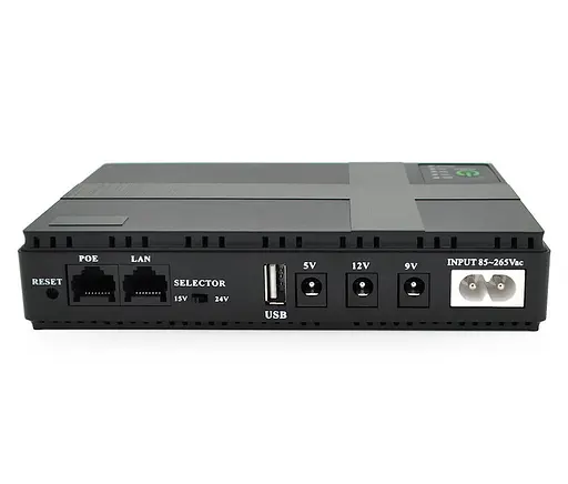 UPS ДБЖ безперебійне живлення для роутера/терміналу ONU POE Voltronic 18W 5V/9V/12V 1A 8800mAh - фото 4