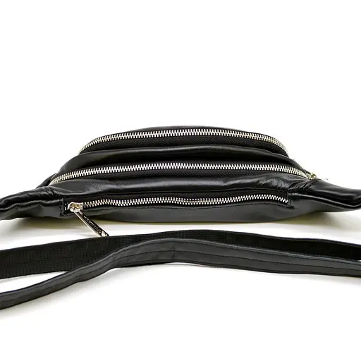 Шкіряна чоловіча сумка на пояс TARWA 11х30х5 см nsa0001309 - фото 3