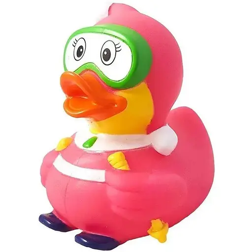 Утка FunnyDucks Лыжница розовая ( 1635) - фото 2