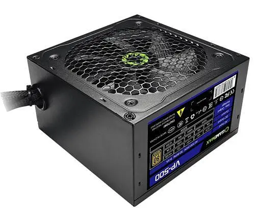 Блок питания 500 Вт, GameMax VP-500, черный, 80+ Bronze, Active PFC, 12 см, 3xMolex/4xSATA/1x2+6-pin/1x4+4-pin - фото 1