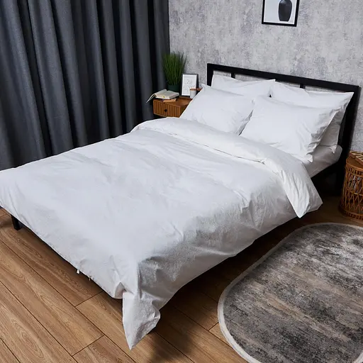 Комплект постельного белья Moon&Star Бязь Gold Люкс Soft Elegance Евро 200х220 наволочки 2х70х70 - фото 1