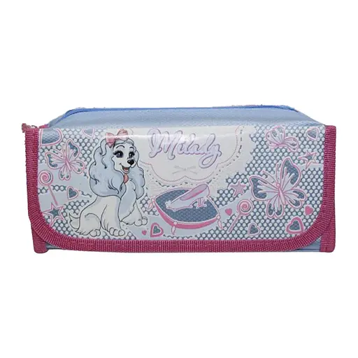 Пенал школьный Собачка Миледи, 1 отделение, 1 створка (в ассортименте)