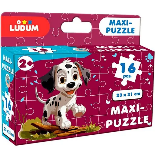 Пазл дитячий Maxi-Puzzle Песик 2 Magdum ME5032-07, 16 елементів                                                                    - фото 1