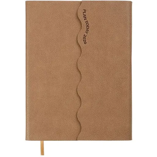 Щоденник датований Buromax Charme 2026 A5 штучна шкіра бежевий (BM.21146-28)