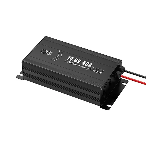 Зарядний пристрій для акумуляторних батарей LiFePO4 14.6V/40A Power Queen P12V40A-BCHA-Y (44-00529) - фото 2