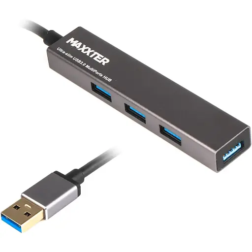 USB-хаб Maxxter HU3A-4P-02