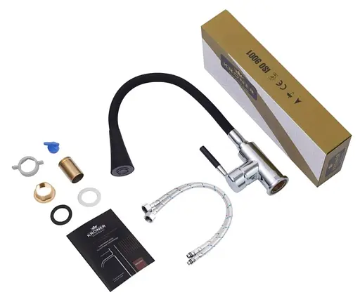 Змішувач для кухні Kroner KRM Kuche - C132BLK (CV033126) - фото 8