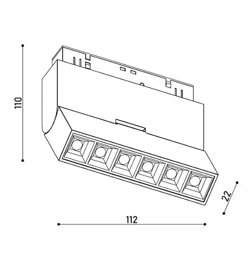 Світильник магнітний трековий KLOODI KDMG-BOOK112 DL 6W 3K WH - фото 2