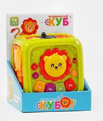 Музичний куб 44104 "TK Group" 7в1 – Розвивальна іграшка з озвучкою українською мовою - фото 3