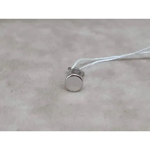 Срібна моносережка пуссета Vegas. 20182/1Р - фото 3