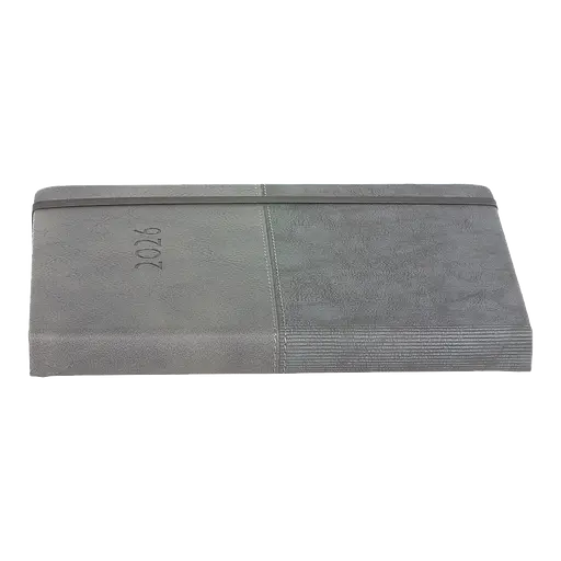 Щоденник датований Buromax Fortuna 2026 A5 штучна шкіра сірий (BM.21102-09) - фото 5