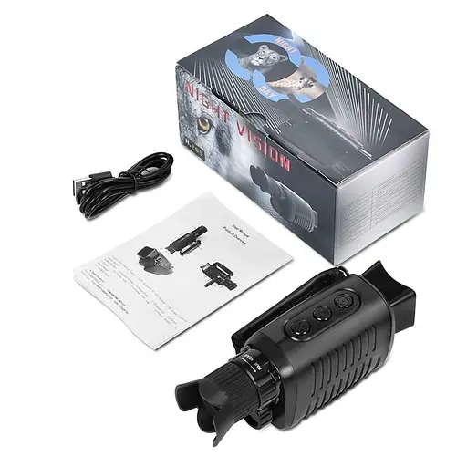 Монокуляр нічного бачення ПНБ Nectronix NVM-300 на акумуляторі, запис, 5Х зум, підсвітка до 200 метрів (100941) - фото 8