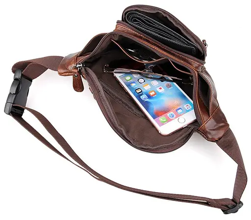 Чоловіча шкіряна сумка Vintage 25,5х13 см sum0012704 - фото 6