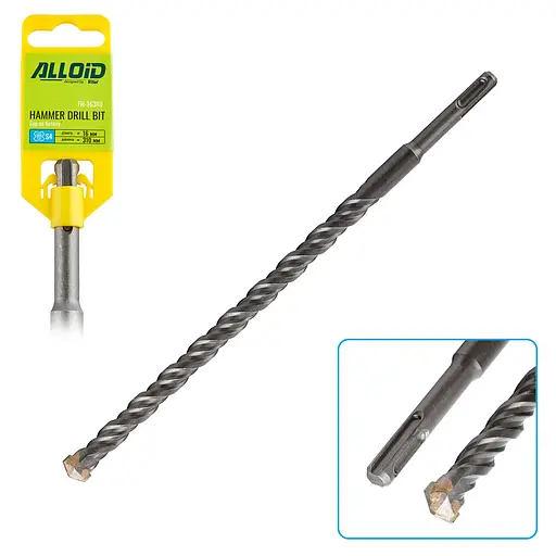 Бур по бетону Alloid Building Tools SDS-plus S4 16x310 мм (FH-16310) - фото 1