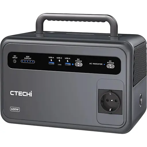 Зарядна станція CTECHi GT600 600Вт 384Wh Grey