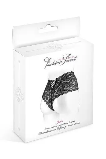 Трусики с доступом Fashion Secret JULIA Black S/M/L - фото 3