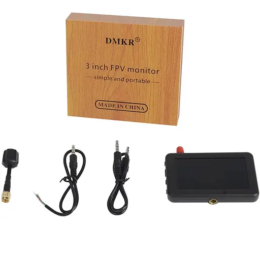 Мини FPV монитор 3 дюйма для отображения видеосигнала от квадрокоптеров и дронов 5.8 ГГц DMKR LST806 (101152) - фото 7
