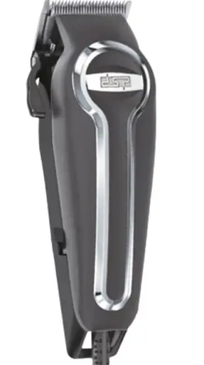 Машинка для стрижки волос с мощным мотором DSP 90037 для самостоятельного стрижения дома с насадками разной длины 10 Вт Черный - фото 3