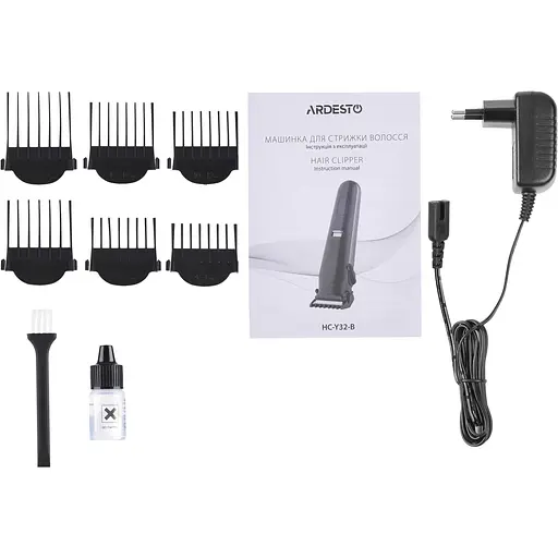 Машинка для стрижки Ardesto HC-Y32-B Black [150963] - фото 6