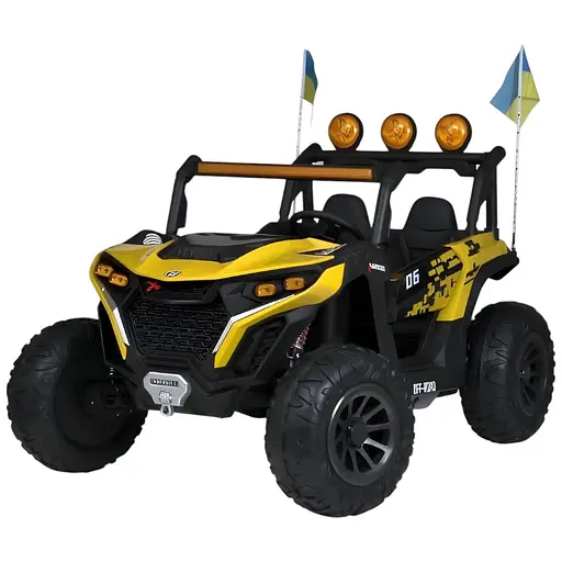 Електромобіль дитячий Bambi M 6019EBLR-6 Джип на 4 мотори та MP3 музикою