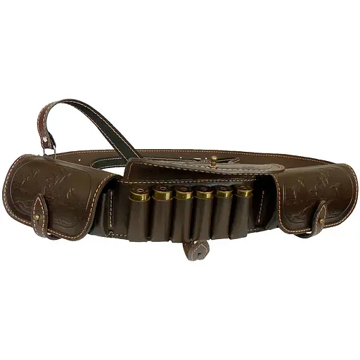 Патронташ Medan 2007 однорядный кожаный - фото 2