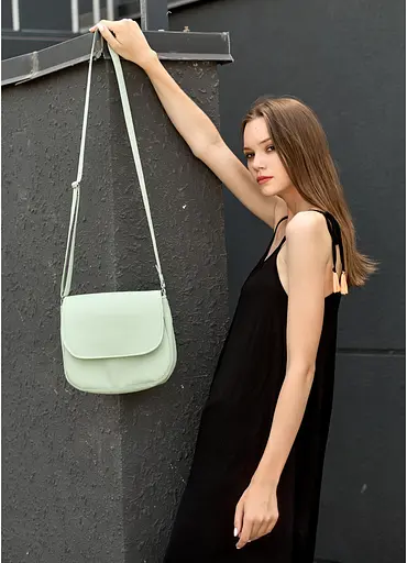 Сумка кросбоди Sambag Rose BZN мята 20 х 24 х 7 см (94000014) - фото 5