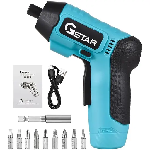 Електрична викрутка 3,6 В з живленням від батареї USB-зарядка 3 Нм  Електроінструменти для свердління Акумуляторна викрутка з CRV