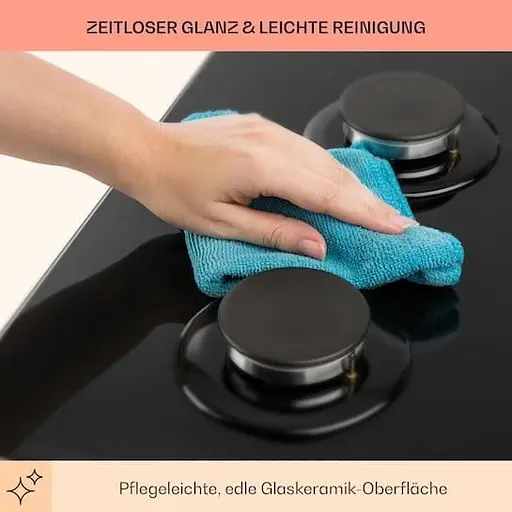 Варочная поверхность газовая Klarstein Ignito 5 Sabaf (10033133) - фото 4