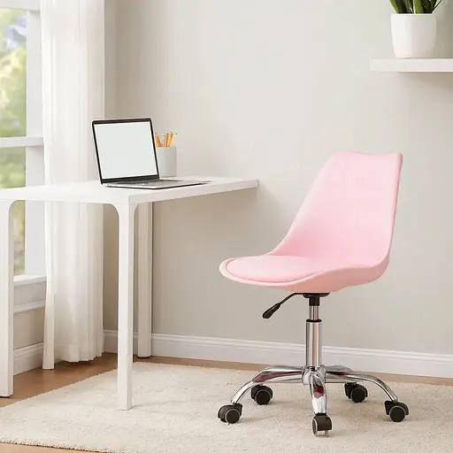Офисное кресло Leobert Alba розовый - фото 3