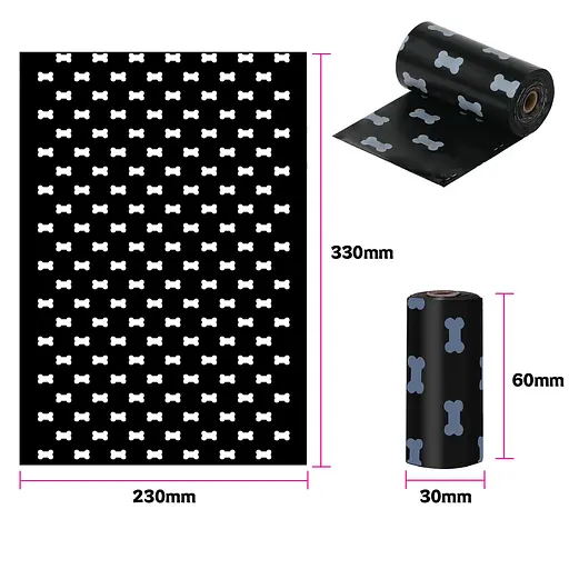 Пакети для прибирання за тваринами ECO-FRIENDLY біорозкладні 540 шт з ароматом лаванди та диспенсером. - фото 2