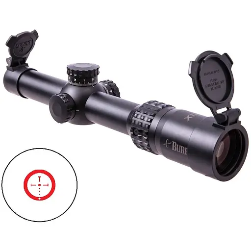 Прицел оптический Burris XTRII 1x-5x-24mm ILL Ballistic CQ Mil
