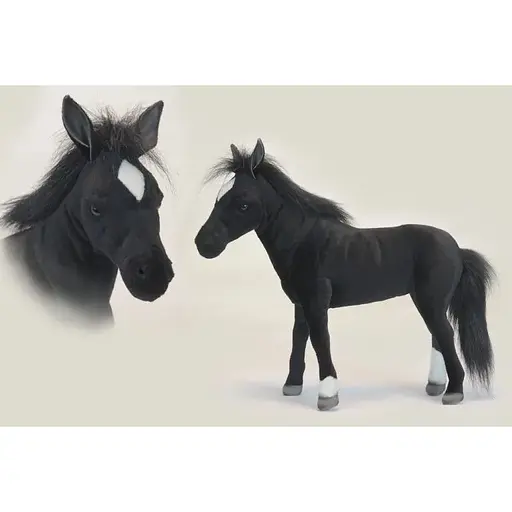 Мягкая игрушка Hansa Черный жеребец 40 см (6526) - фото 2