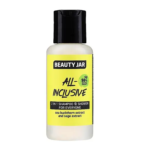 Шампунь-гель для душа 2в1 All-Inclusive Beauty Jar 80 мл - фото 1