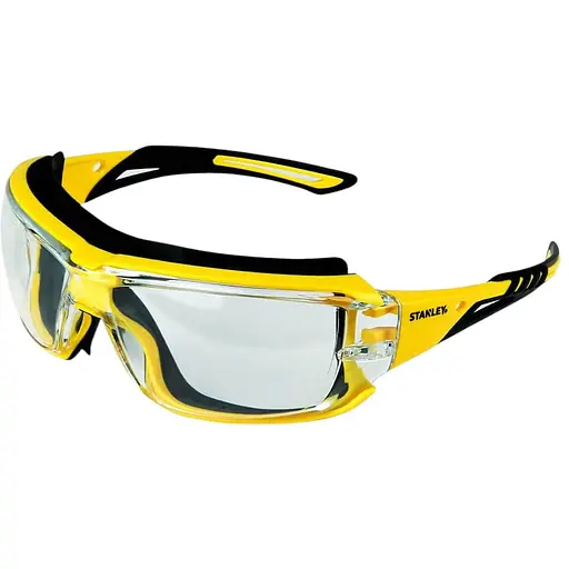 Очки Stanley Rubber Gasket прозрачные поликарбонатные с мягкими резиновыми дужками (SYE15-11D) - фото 2